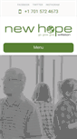 Mobile Screenshot of newhopehere.com